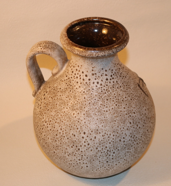 Scheurich Vase / 495-20 / 1980s / WGP West German Pottery / Ceramic Design